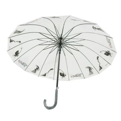 PVC透明雨伞 - Tim Burton
